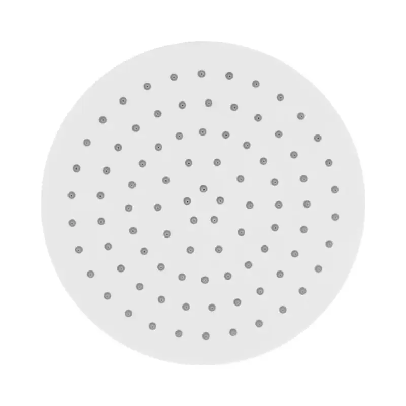 Dus SB Rubinetterie Dusă de ploaie Eco Air, duș de cap cu economisire a apei, 25 cm, metal, alb mat, 1208946741.