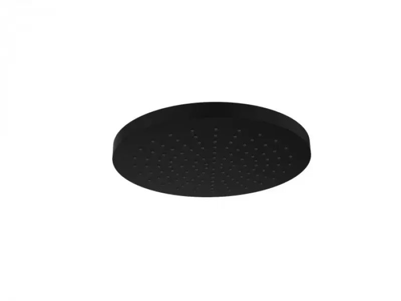 Cap de duș eco Air de la SB Rubinetterie, cu economie de apă, cu un diametru de 30 cm, din metal mat negru, cod de produs 1208946745.