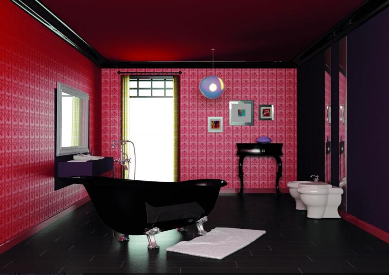 PB Robinet de baie independent nostalgic cu manete puternice cromate 6000.