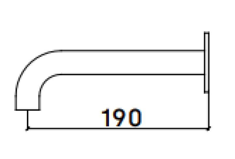 Evolutia apei Drenaj cada Waterevolution, crom, T16711901, lungimea drenajului 19 cm.