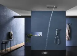 Duș de tavan SB Square 316 cu cascada, încastrat, 38x38cm - Oțel inoxidabil 1208946994