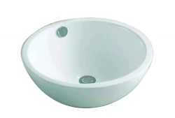 OUTLET Blusani Cera chiuvetă de montare pe blat din ceramică, 44 cm, alb lucios BC204503