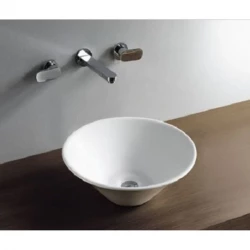 OUTLET Blusani Cera Chiuvetă rotundă 42x42x15 cm albă BS204405