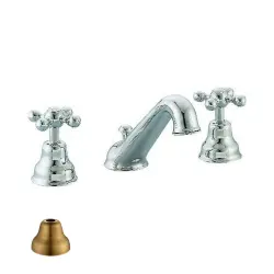 Cisal Arcana Ceramic 3-găuri Robinet de baie cu chiuvetă Bronz AC00102027