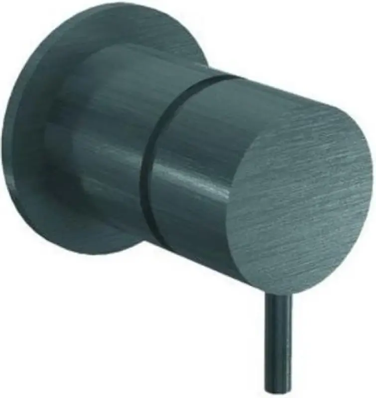 Waterevolution Flow de instalare 2-cale comutator rotund din Gun Metal T1482S.GME