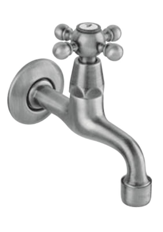 Robineta de perete clasică pentru fântână cu buton puternic apă rece, negru mat, 1208952981.