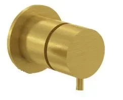 Waterevolution Flow robinet încorporat din alamă periată, inclusiv componentă încorporată T11842LE