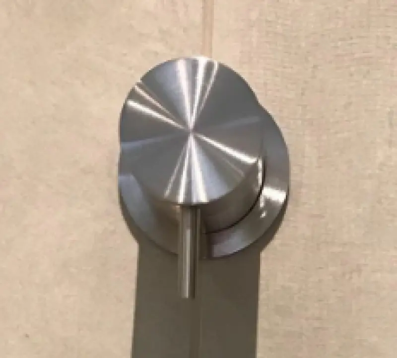 Waterevolution Flux încorporat 2 cai, înveliș PVD din cupru periat, cu rozetă rotundă T1482RCPE.