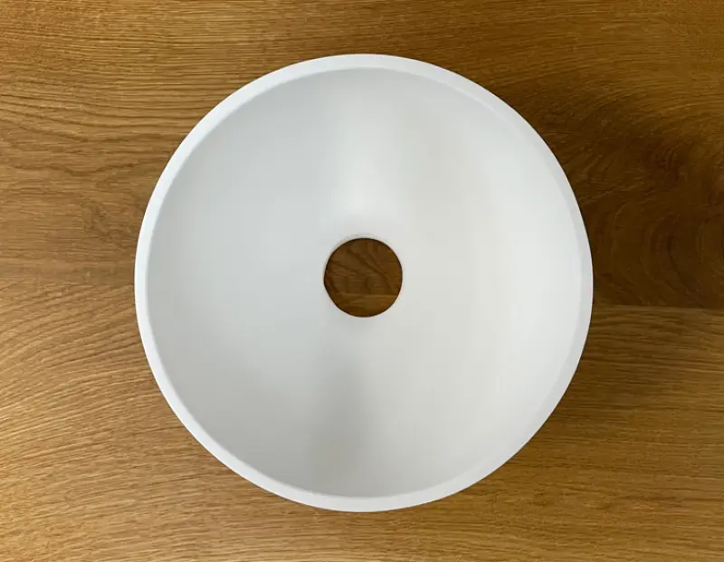 Chiuvetă mică Solid S, Solid Surface, rotundă, 20 x 20 x 11 cm, alb mat, 1208953267