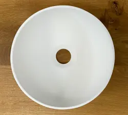 Chiuvetă mică Solid S, Solid Surface, rotundă, 25 x 25 x 11 cm, alb mat, 1208953272