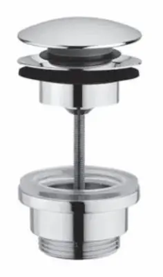 Scufundare PB Unix pentru chiuvetă de 1 1/4 inch, cu sistem de închidere push up click clack, din oțel inoxidabil, cod 1208953285.