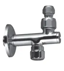 Robinet de colț PB Unix cu filtru, cromat, pentru robinet de lavoar și robinet de chiuvetă 1208953286