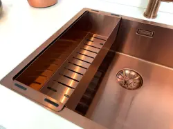 Lorreine 3415SP Copper inox 1,5 chiuvetă cuva de bucătărie PVD Cupru 3415cm 1208953418