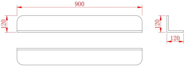 Solid-S Planchet Coș de duș din lemn, alb mat, 90 x 12 cm, suprafață solidă, incl. sistem de fixare ascuns 1208953448