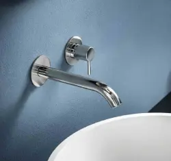 Robineta de amestec pentru chiuvetă incorporată SB Round, crom, 162 mm.