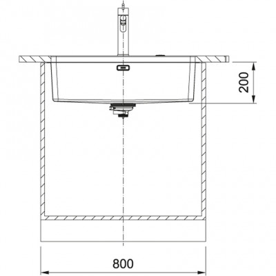Franke Mythos MYX 110.70 chiuvetă din oțel inoxidabil 70x40cm sub blat 122.0638.271
