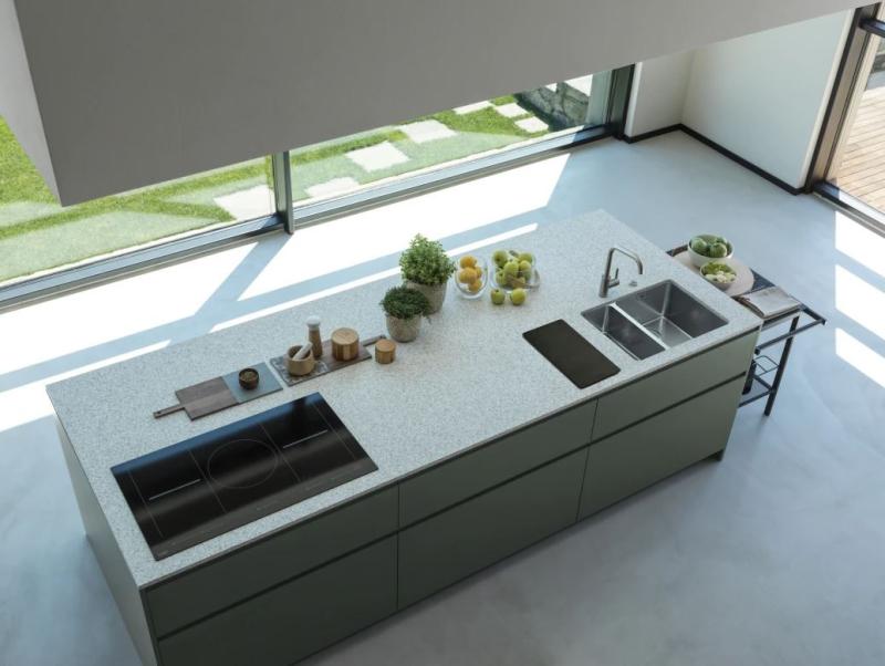 Franke Mythos MYX 160.34.16 BL chiuvetă din oțel inoxidabil cu o cuvă și jumătate sub blat 34+16cm 122.0638.273