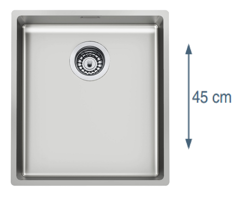 Foster L45 Speciale 45 cm lung Chiuvetă din inox 40 x 45 cm Montare sub blat 1208953742