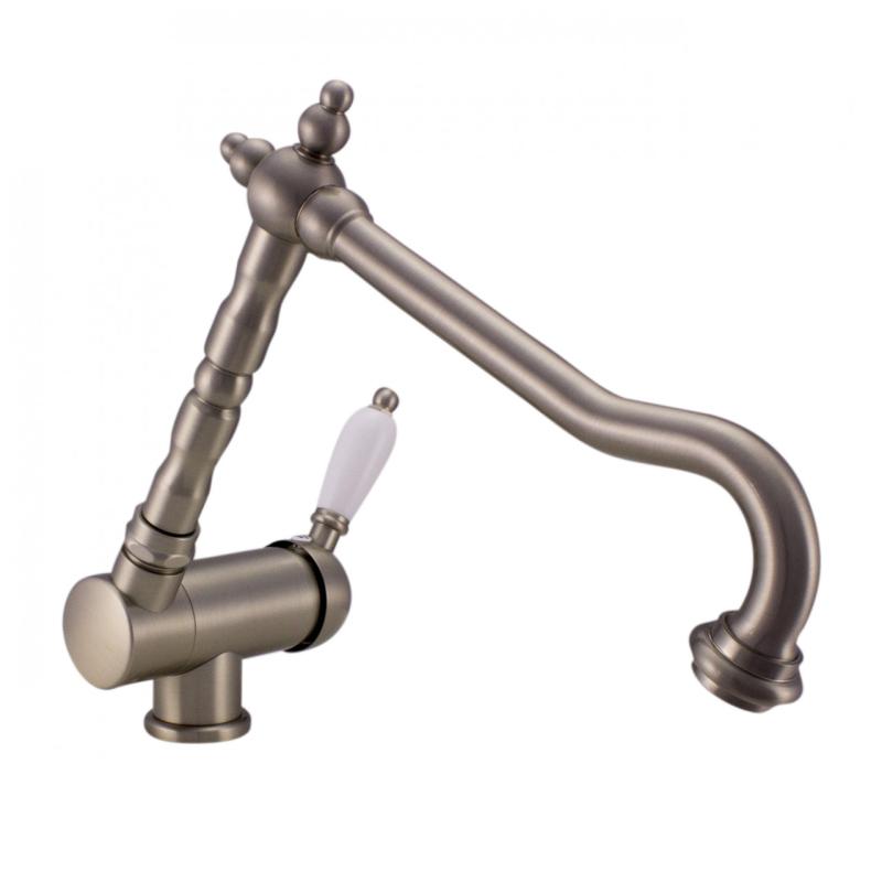 PB Robinet de bucătărie Vintage nostalgic Robinet de fereastră pliabil în jos din oțel inoxidabil 1208953757