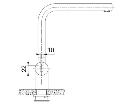 Franke Robinet de bucătărie cu senzor din oțel inoxidabil masiv Atlas Neo cu duză pivotantă inox 115.0625.489