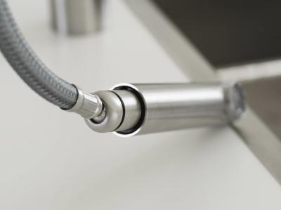 Franke Robinet de bucătărie cu senzor din oțel inoxidabil periat Atlas Neo cu duză din inox 115.0625.523