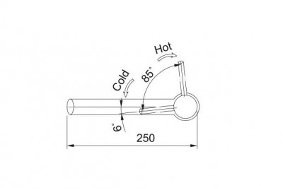 Franke Orbit Robinet de bucătărie scund din oțel inoxidabil masiv cu duză pivotantă inox 115.0569.290