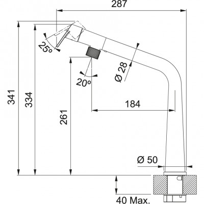 Franke Icon Robinet de bucătărie Crom cu duză rotativă 115.0625.185
