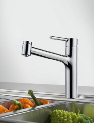 Franke Centro Robinet de bucătărie crom cu pulverizator retractabil 115.0600.131