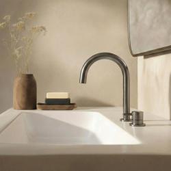 Waterevolution Flow Robinet pentru chiuvetă cu 2 găuri PVD Gun Metal T1121UGME