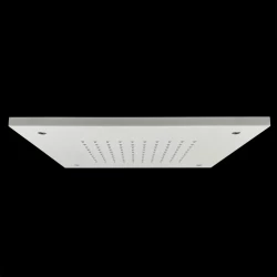SB Rubinetterie mată albă corian suprafață solidă duș de ploaie pătrată încorporată, cap de duș de tavan 30cm 1208954082