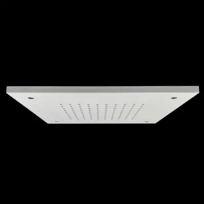 SB Rubinetterie robinetă mată albă din corian solid surface, duș de tavan pătrat încorporat cu cap de duș cu ploaie de 40 cm 1208954083.