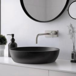 Robinetele de baie Waterevolution Flow încorporate, cu placă de acoperire completă din oțel inoxidabil, cu gură de scurgere de 15 cm, T1161BIE-15.