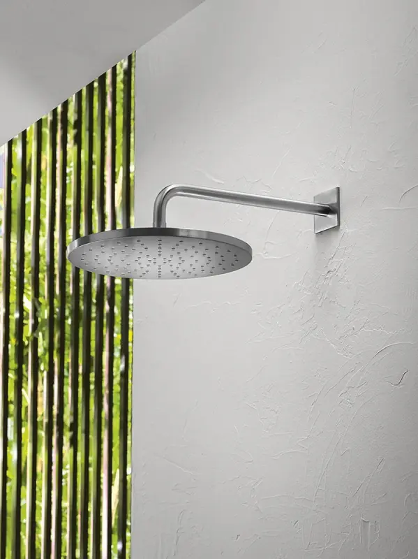 SB Rotund 316 braț de duș pentru tavan, de 20 cm, complet din oțel inoxidabil 1208954188