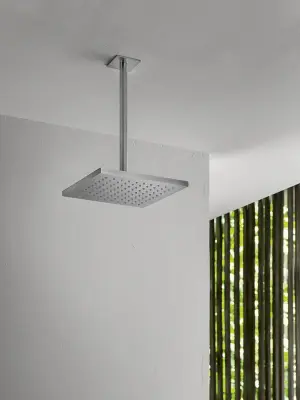 Duș de ploaie SB Square 316, duș de cap 20x20 cm, din oțel inoxidabil 316, periat.
