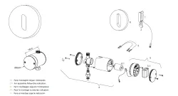 Fluxul Waterevolution Flow incorporabil cu senzor infraroșu pentru chiuvetă, pe curent electric, PVD metal gun, T118EEGME.