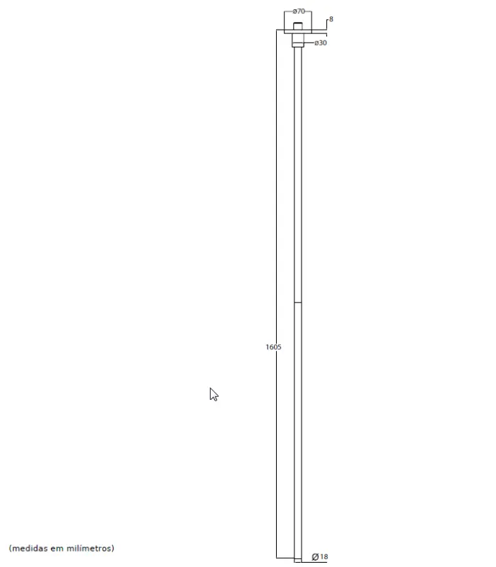 Ceasul de apă Waterevolution Flow cu ieșire încastrată pentru chiuvetă de tavan, complet din oțel inoxidabil, T1678IE.
