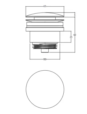 Scurgerea Waterevolution Flow, 1.1/4 din oțel inoxidabil, M199VAL1IE