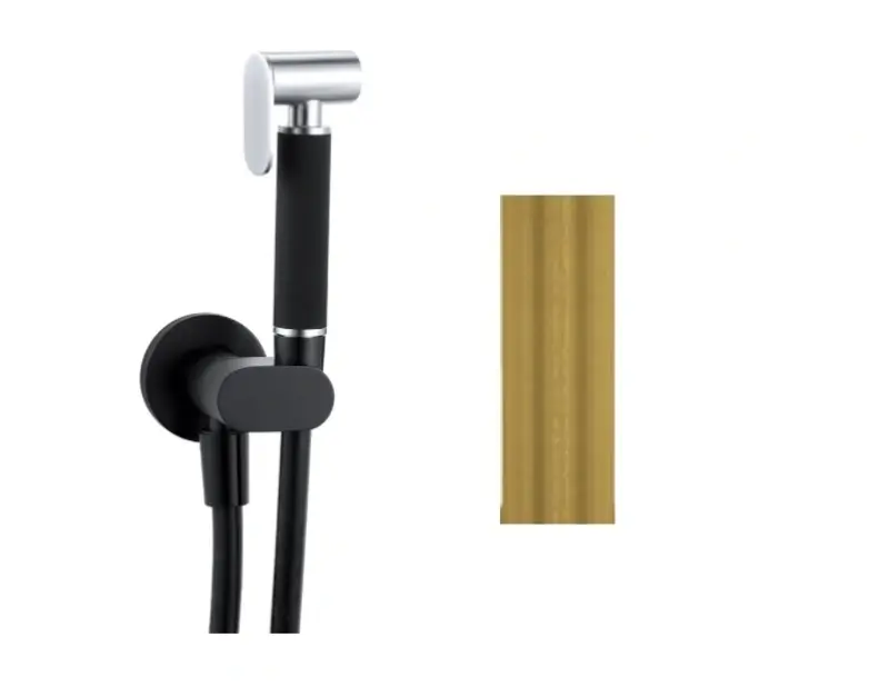 Waterevolution Flow Bidet set de duș manual din alamă naturală T1626LE