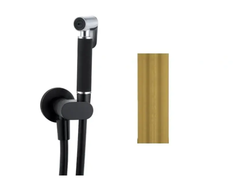 Waterevolution Flow Bidet set de duș manual din alamă naturală T1626LE