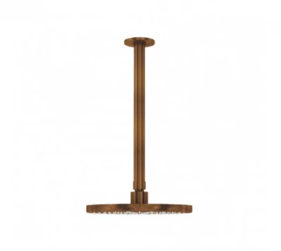Duș Waterevolution Flow cu montare în tavan, cu duș de 250mm, finisaj cupru periat T164225CPE