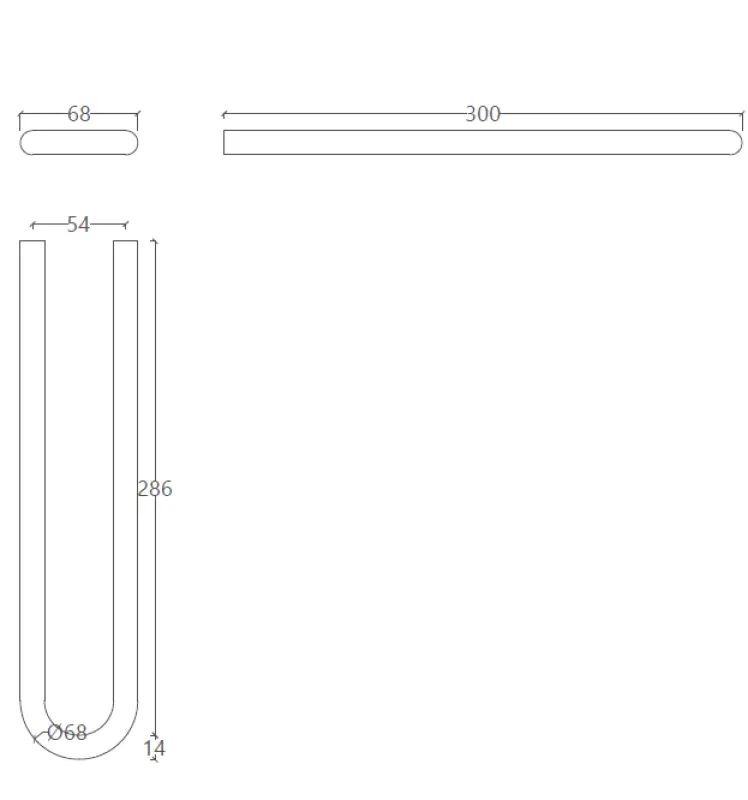 Suport pentru prosop Waterevolution flow din alamă periată A115LE