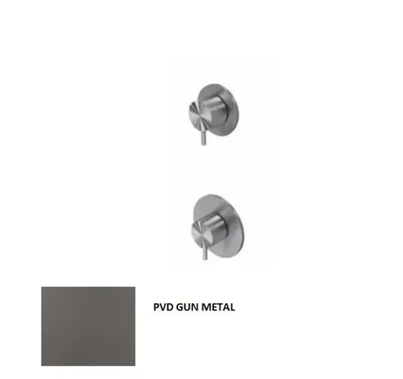 Waterevolution Flow termostat de duș încastrat cu 1 robinet de comutare auriu deschis 1208954644