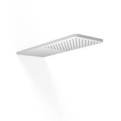 Duș principal Tres perete 21x55 cm Colțuri rotunde Alb mat 29990307BM