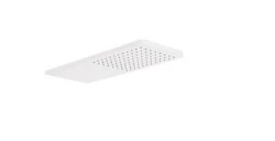 Duș principal Tres perete 21x55 cm Colțuri rotunde Alb mat 29990307BM