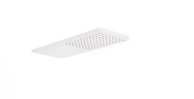 Duș principal Tres perete 21x55 cm Colțuri rotunde Alb mat 29990307BM