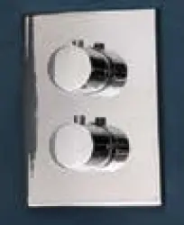 SB Universală Rotundă pe Pătrat Robinet termostatic incorporabil cu 2 ieșiri crom 1208955152