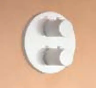 SB Universala Rotundă încastrată robinet termostatic cu 2 ieșiri, alb mat, 1208955165