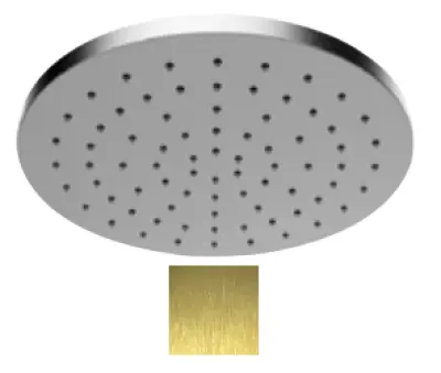 Dușul de ploaie SB Round 316, cap de duș de 25 cm, placat cu aur PVD 1208955348.