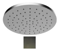 SB Runda 316 Cap de duș cu ploaie, duș de 25 cm, PVD gun metal 1208955349