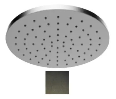SB Runda 316 Cap de duș cu ploaie, duș de 25 cm, PVD gun metal 1208955349